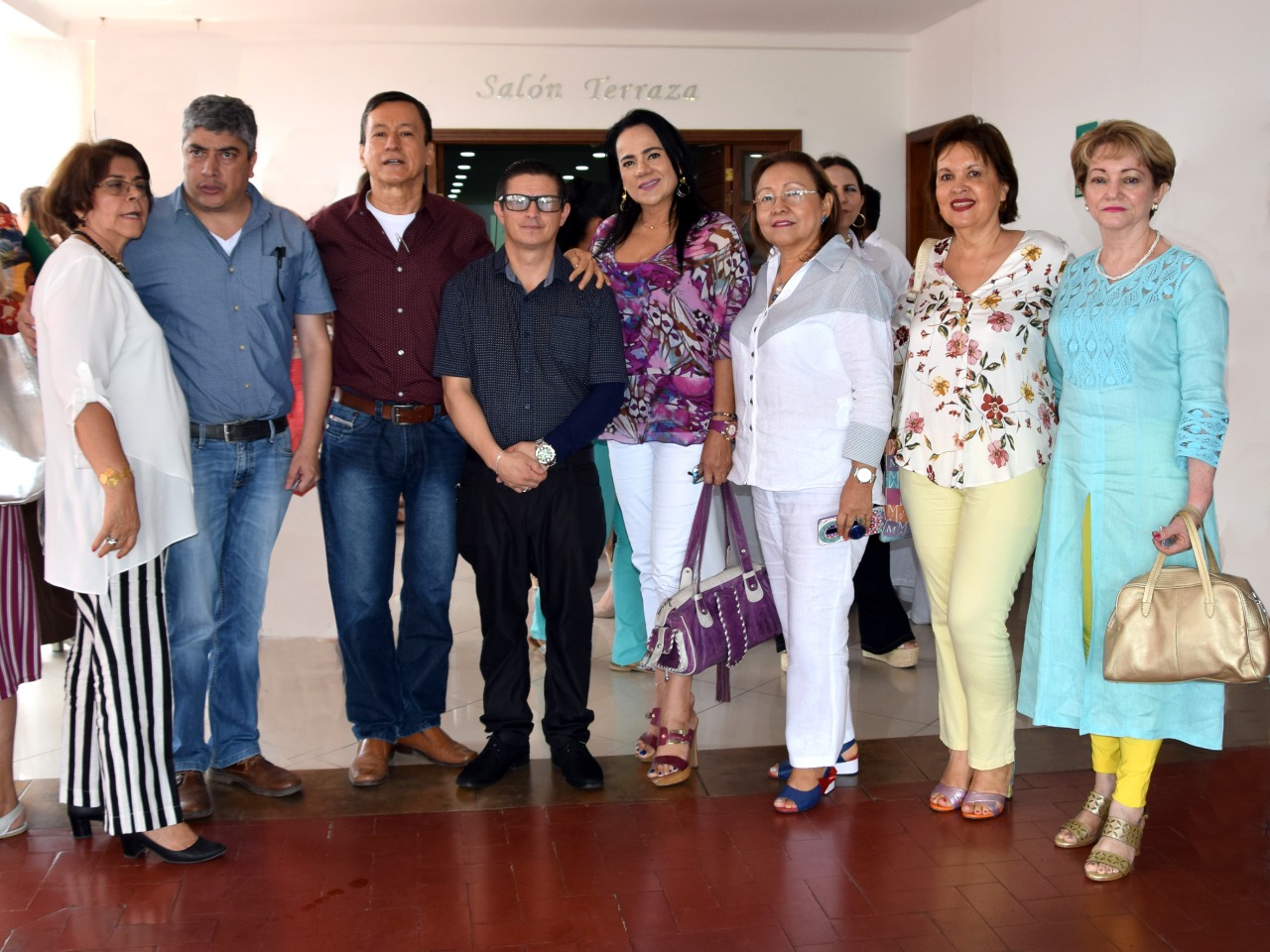Gloria González, Huber Vargas, Jairo Herrera, Joshua German, Sandra Arcila, Alba Luz Ortiz, Amanda Carvajal y Amira Cabrera.
